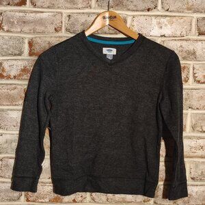 Boys/Kids Old Navy Dark Grey Long Sleeve Shirt - Size 8/Medium